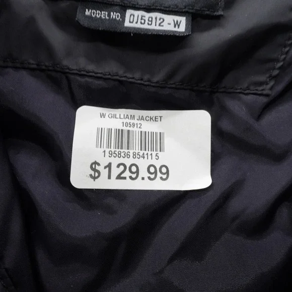 Carhartt Gilliam Jacket Black Small Womens Relaxed Fit Puffer Rain Defender NWT - Picture 7 of 12